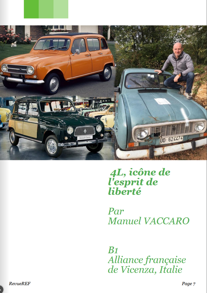 Manuel Vaccaro Francese diploma DFP Affaires Valdagno